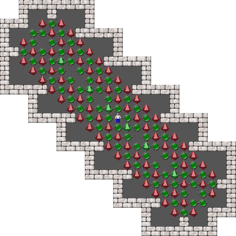 Sokoban Sasquatch 07 Arranged level 66